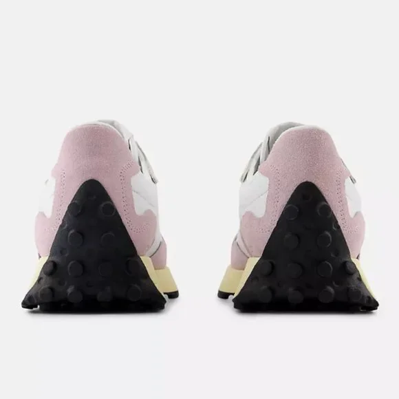 New Balance 327 Leather Casual Women Sneakers Shoes White Pink size 7 women - Picture 4 of 9